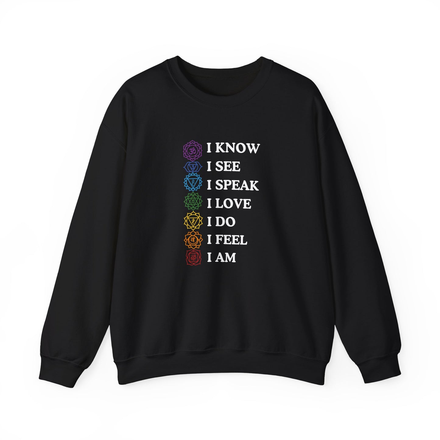 Chakra Affirmations Crewneck