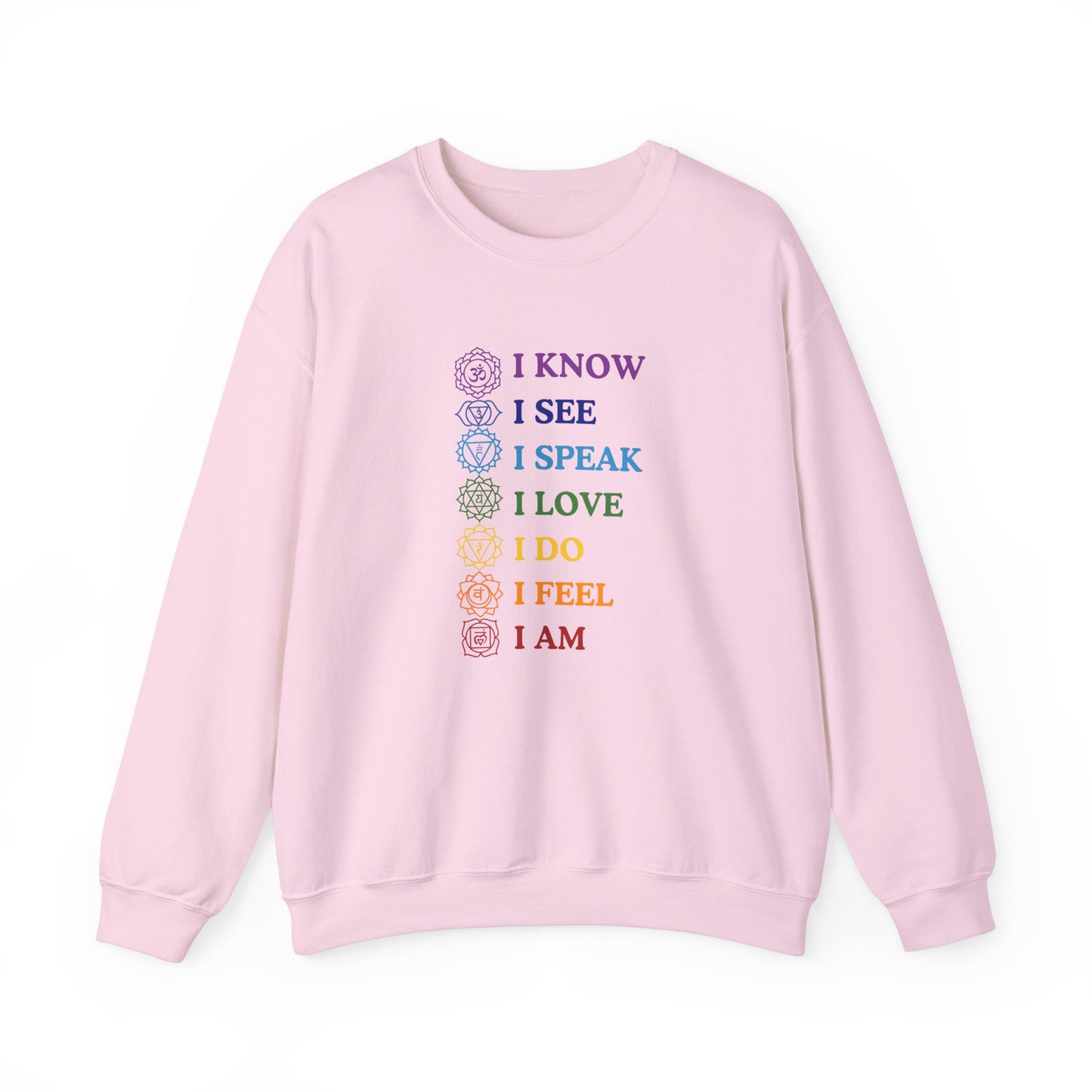 Chakra Affirmations Crewneck