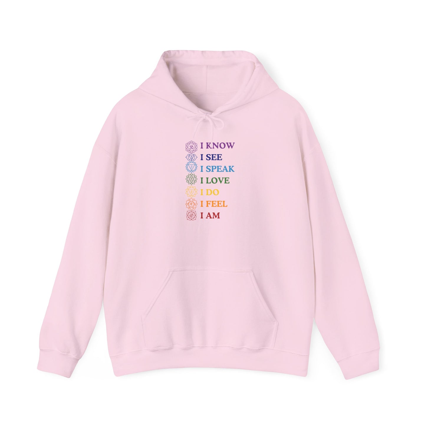 Chakra Affirmations Hoodie