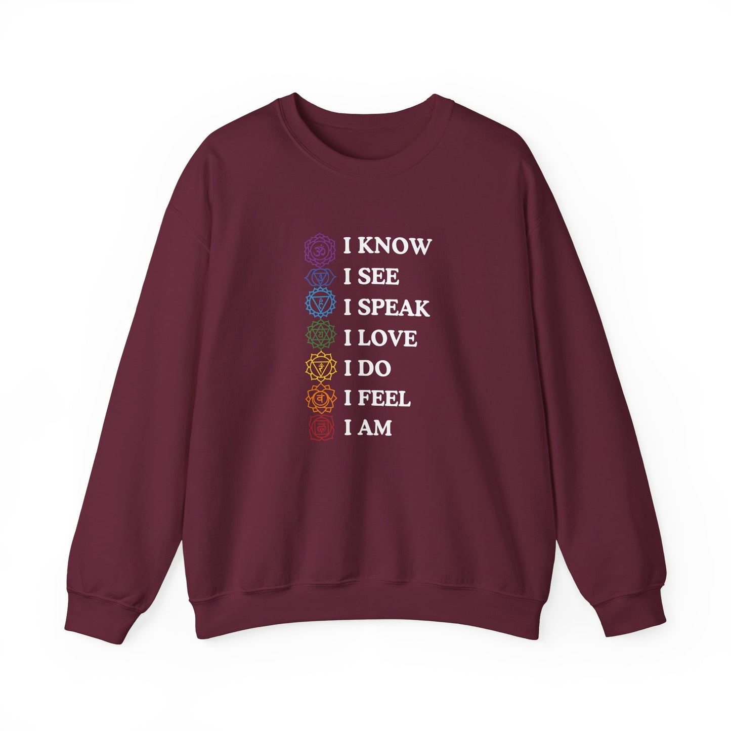 Chakra Affirmations Crewneck