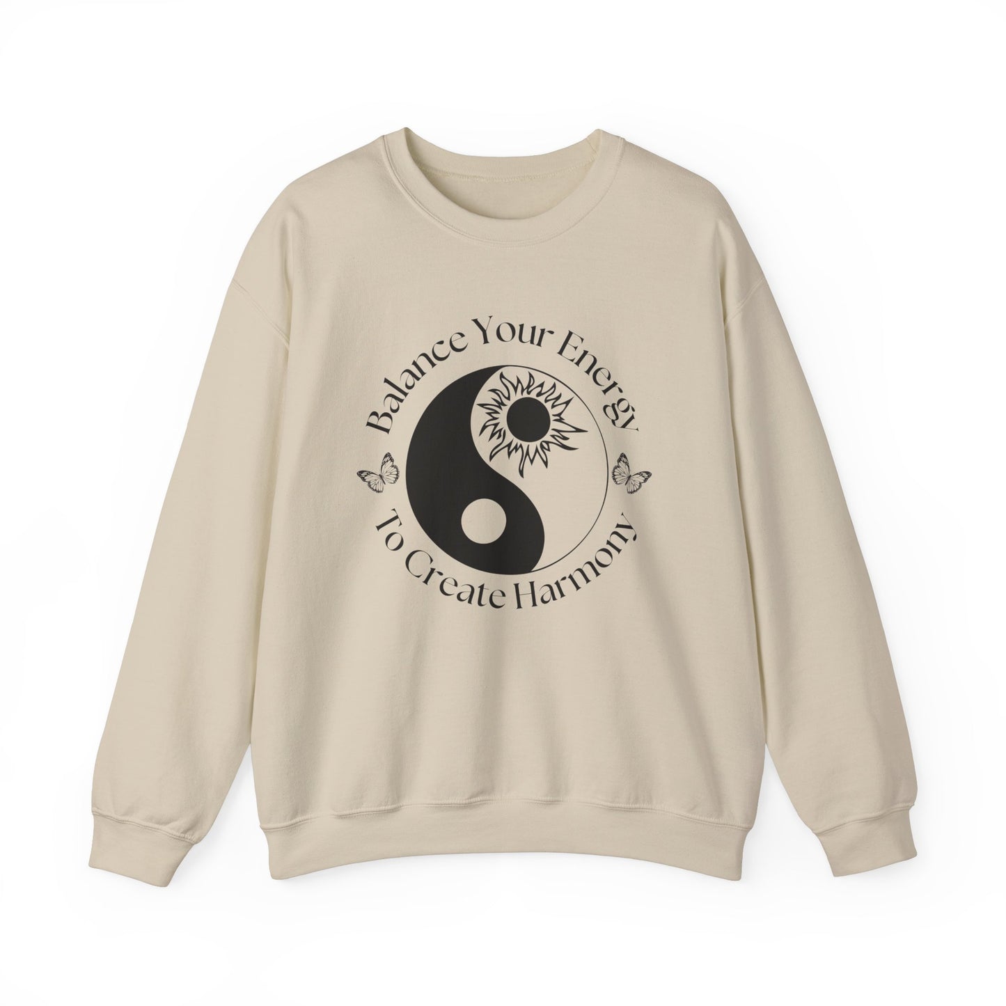 Balance Your Energy | Yin & Yang Crewneck