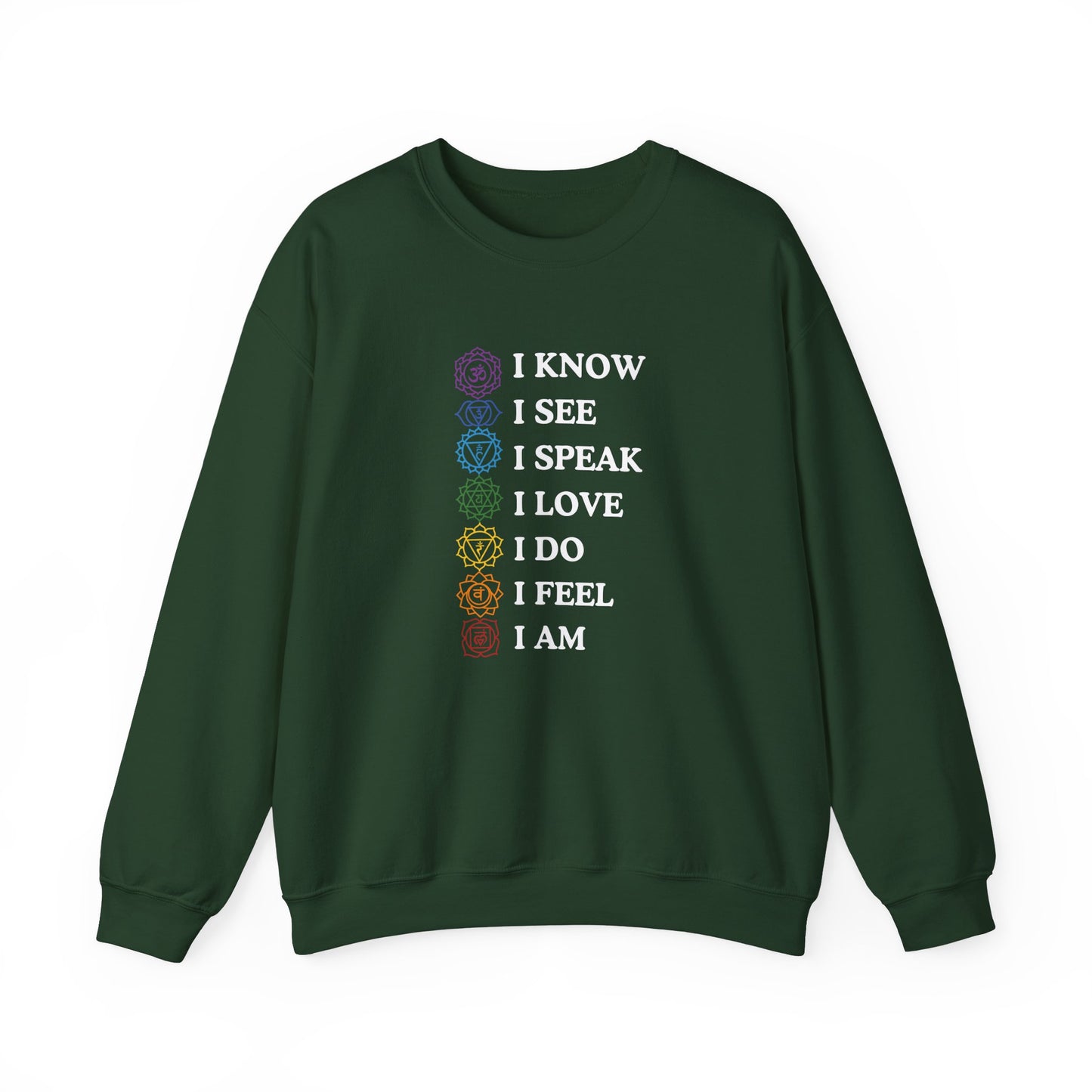 Chakra Affirmations Crewneck