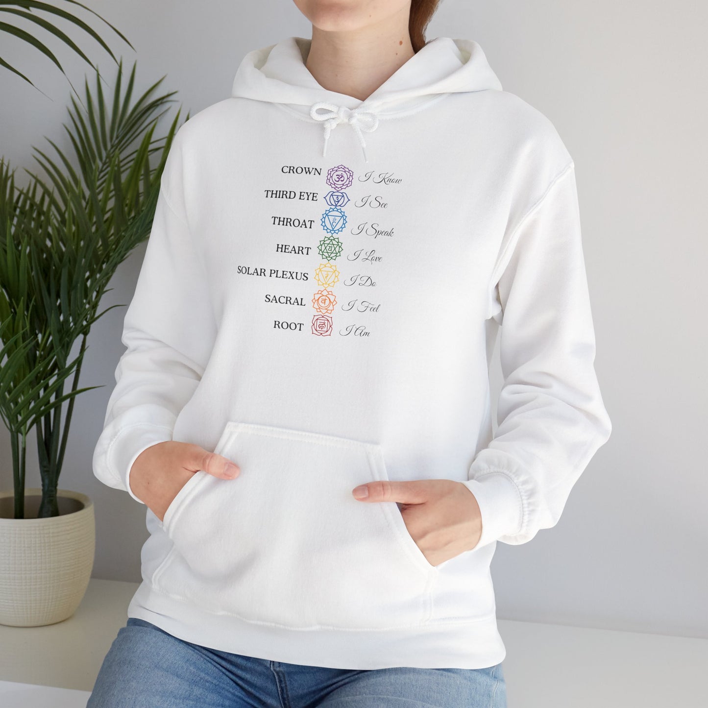 Chakra Affirmations Hoodie