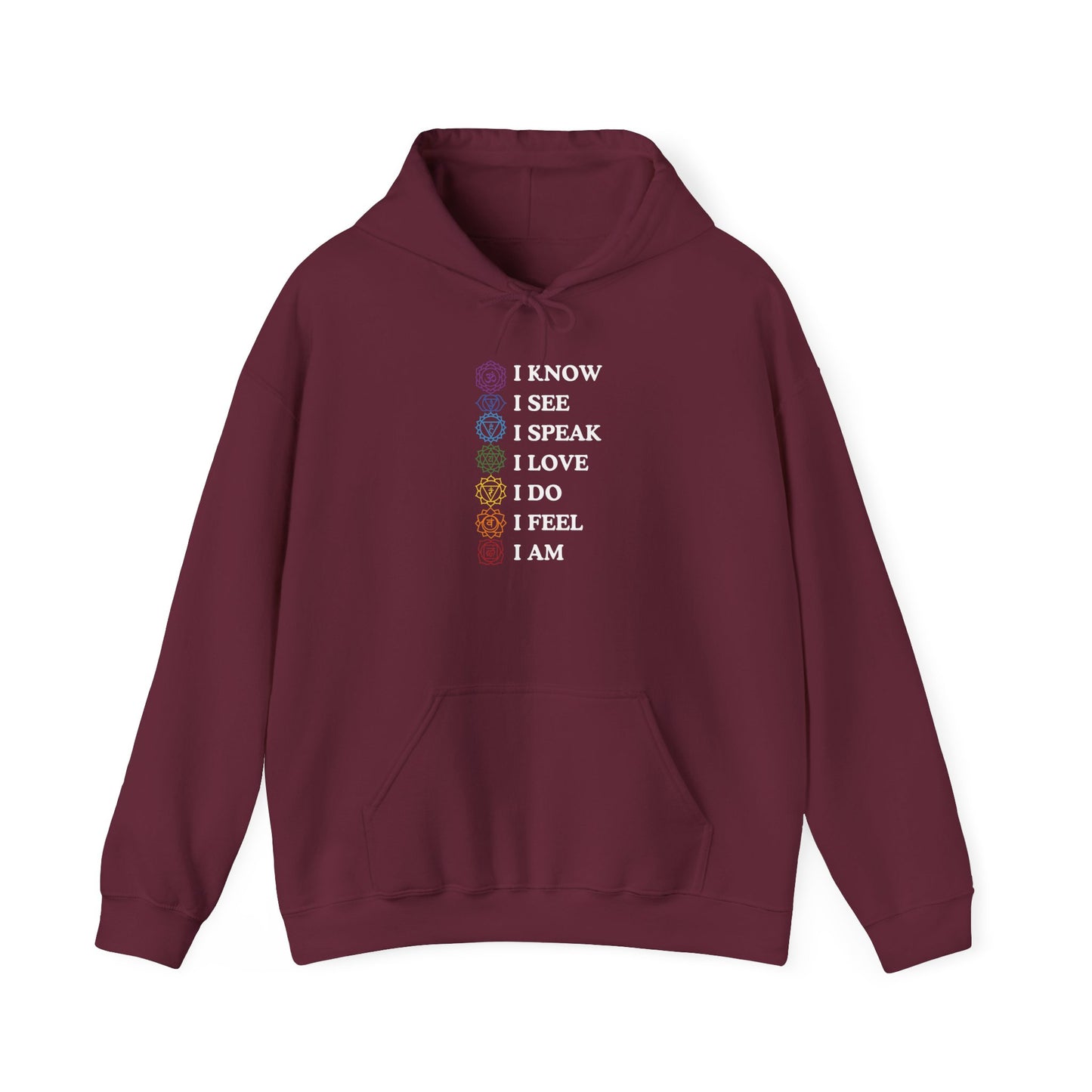 Chakra Affirmations Hoodie