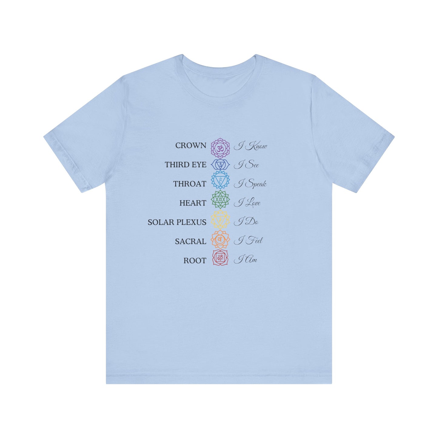 Chakra Affirmations T-Shirt