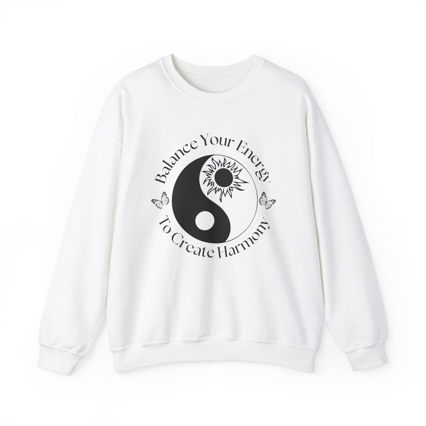 Balance Your Energy | Yin & Yang Crewneck