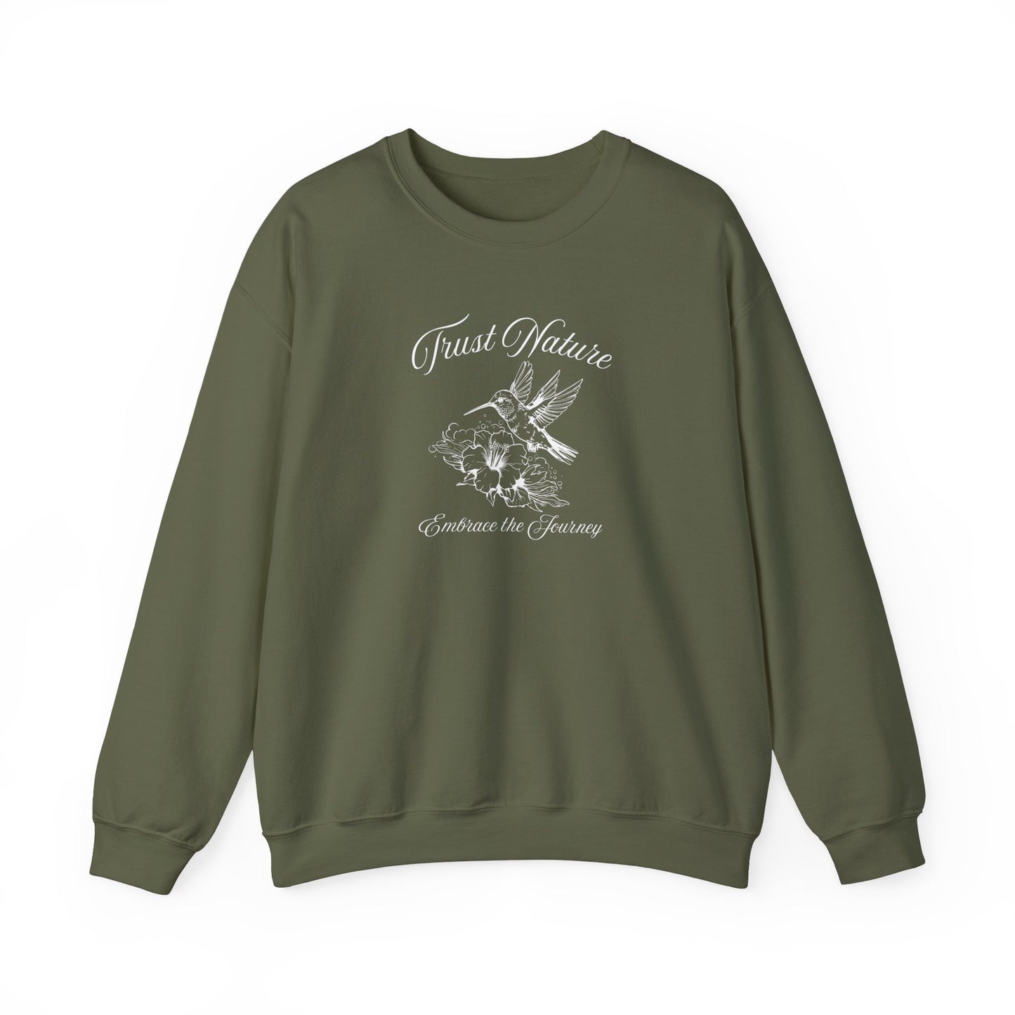 Trust Nature Hummingbird Crewneck