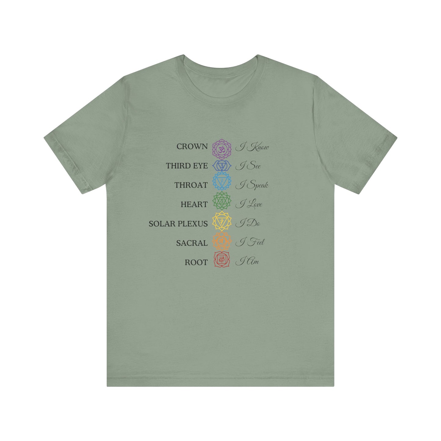 Chakra Affirmations T-Shirt