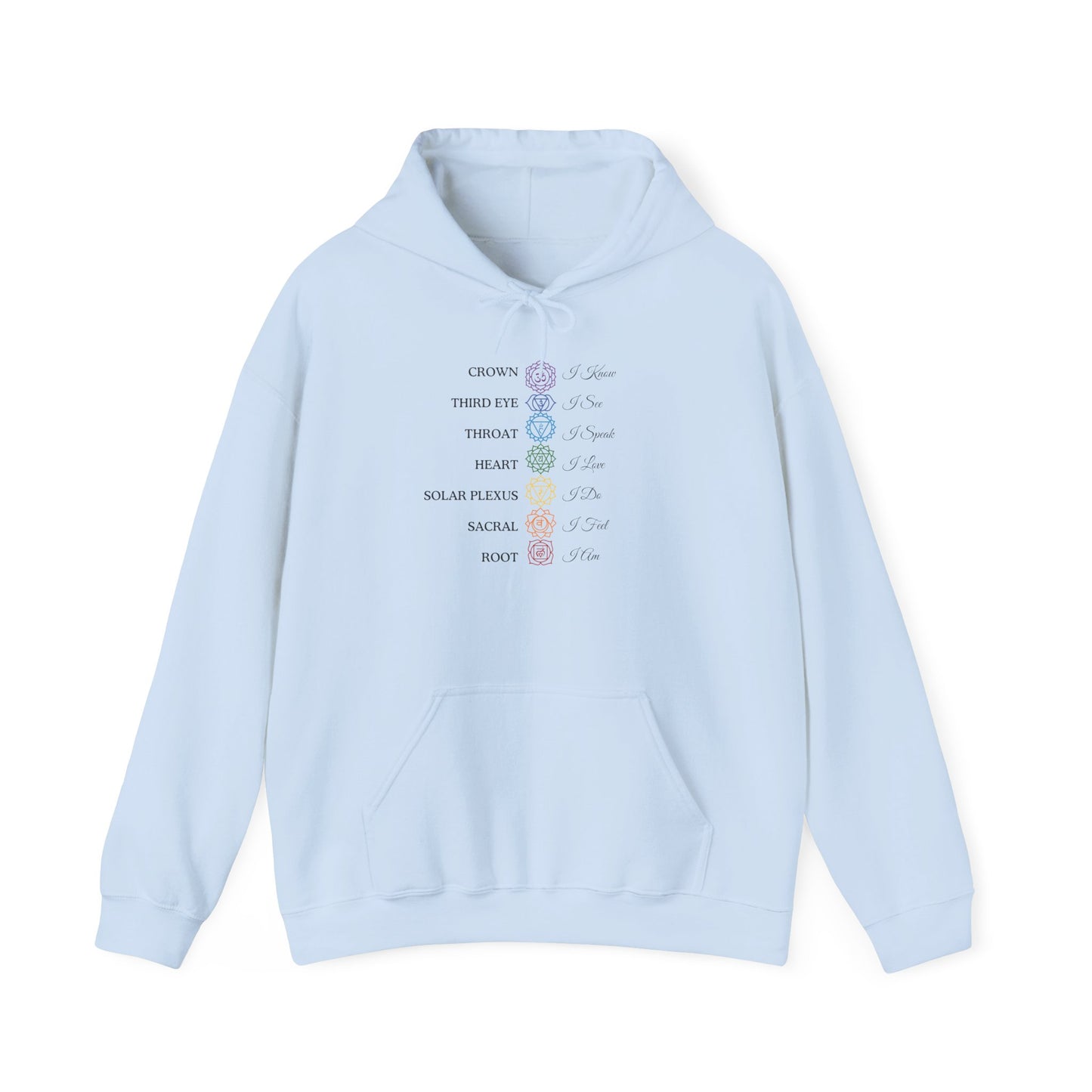 Chakra Affirmations Hoodie