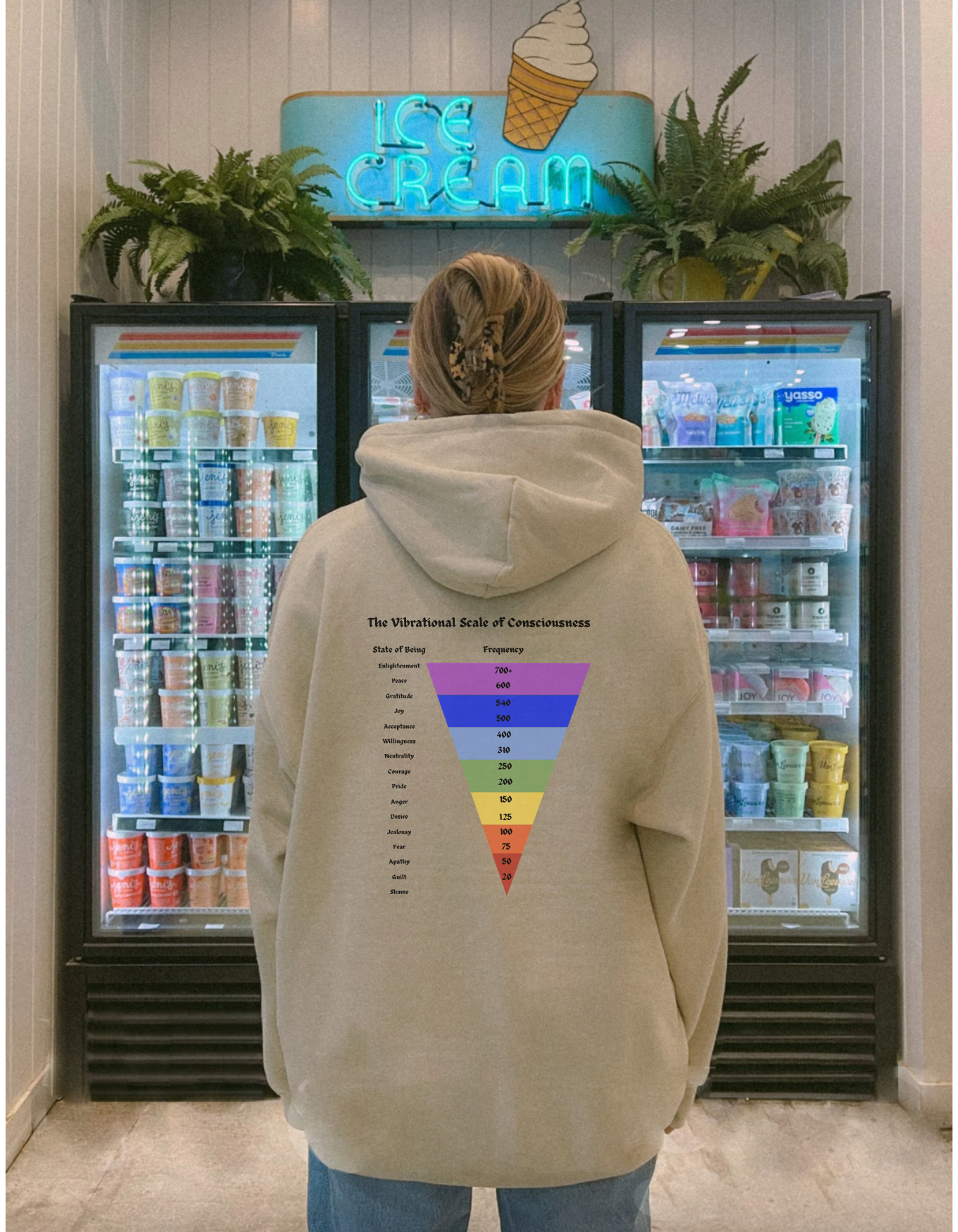 Vibrational Scale of Consciousness Hoodie
