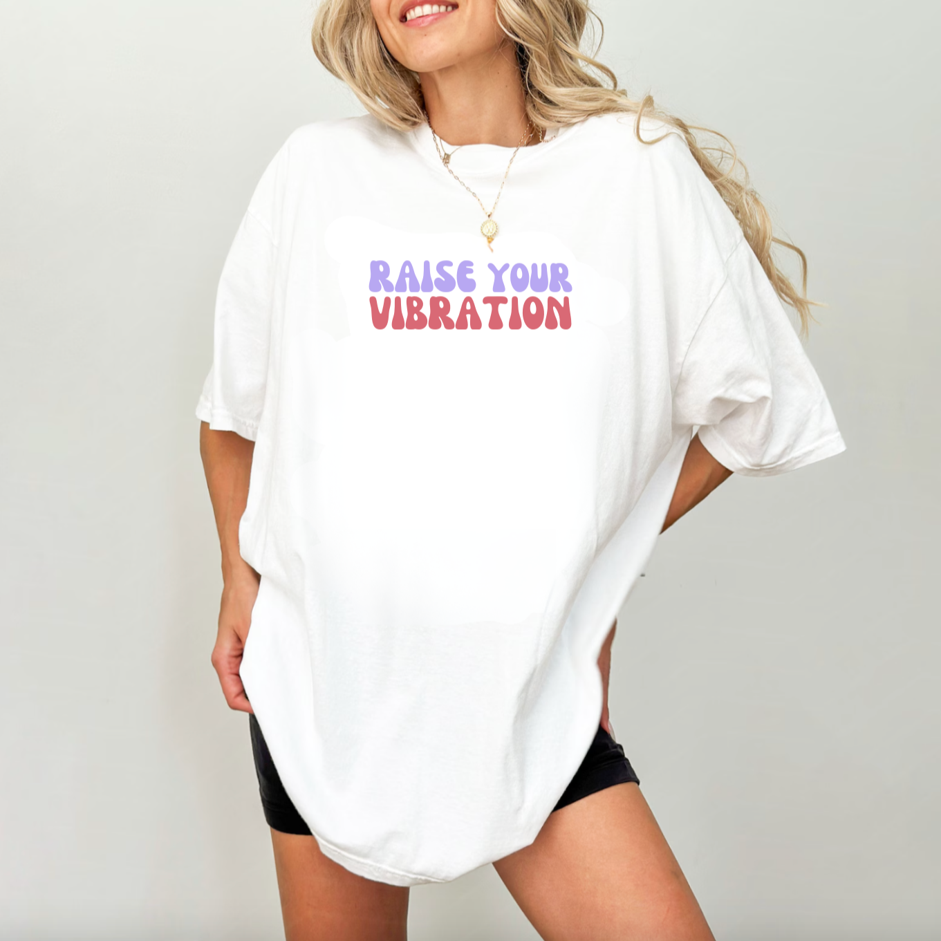Raise Your Vibration Retro T-Shirt