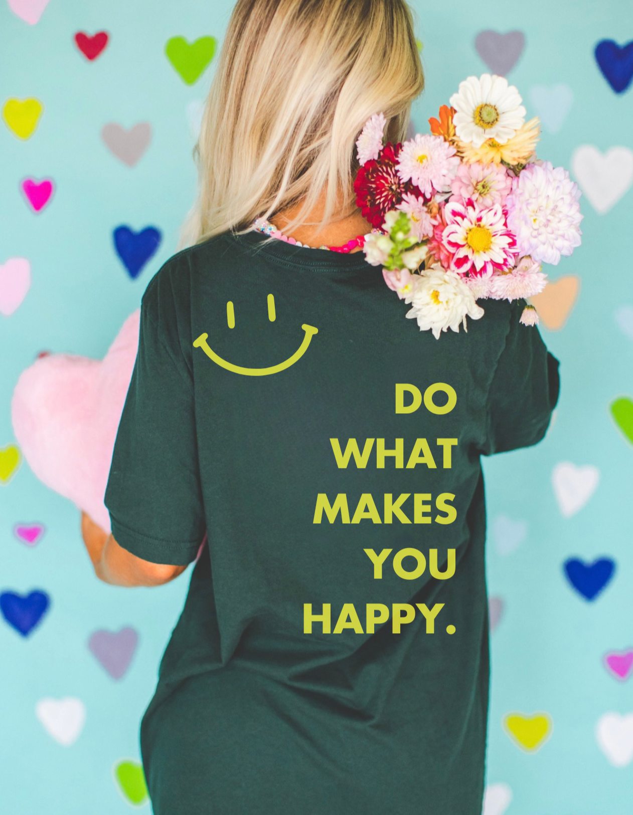 Do What Makes You Happy Smiley Face T-Shirt