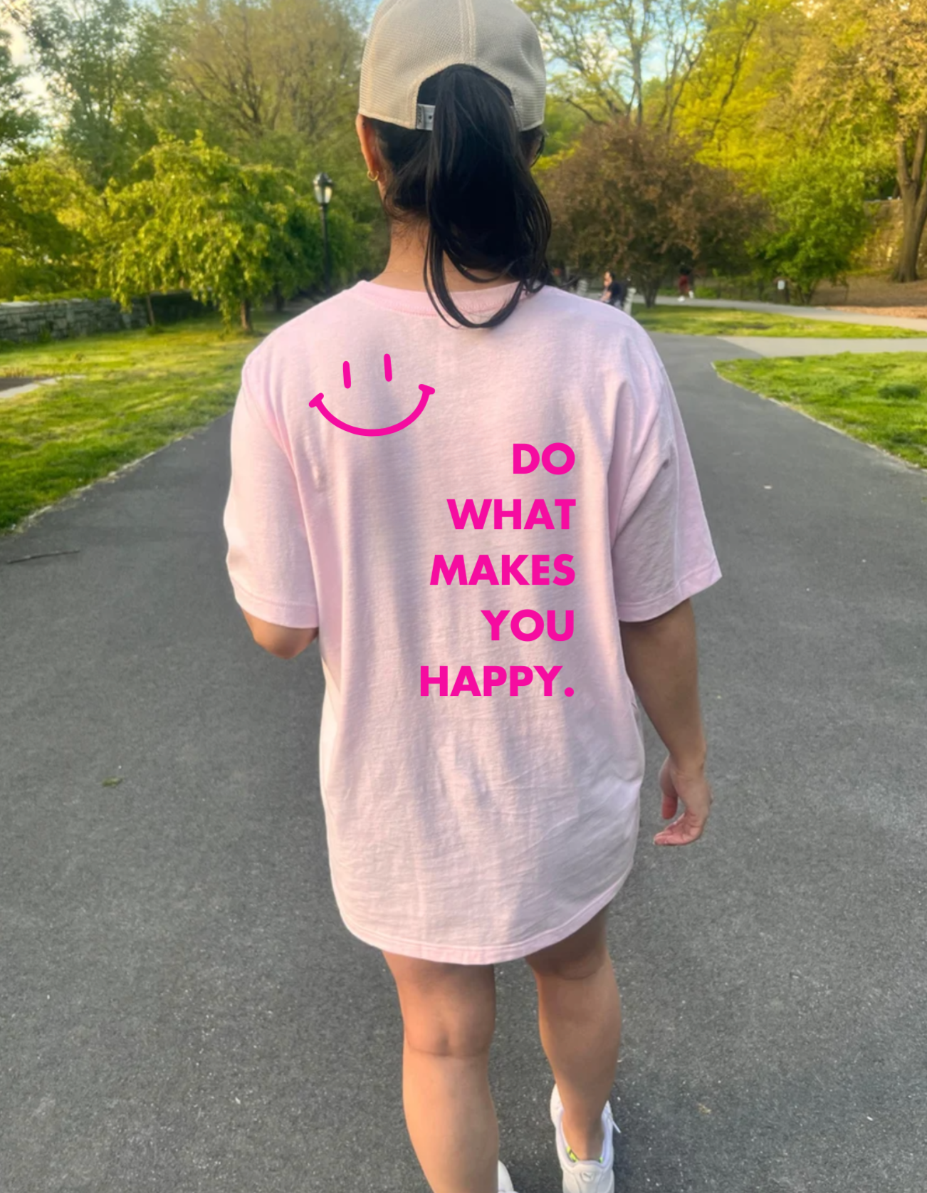 Do What Makes You Happy Smiley Face T-Shirt