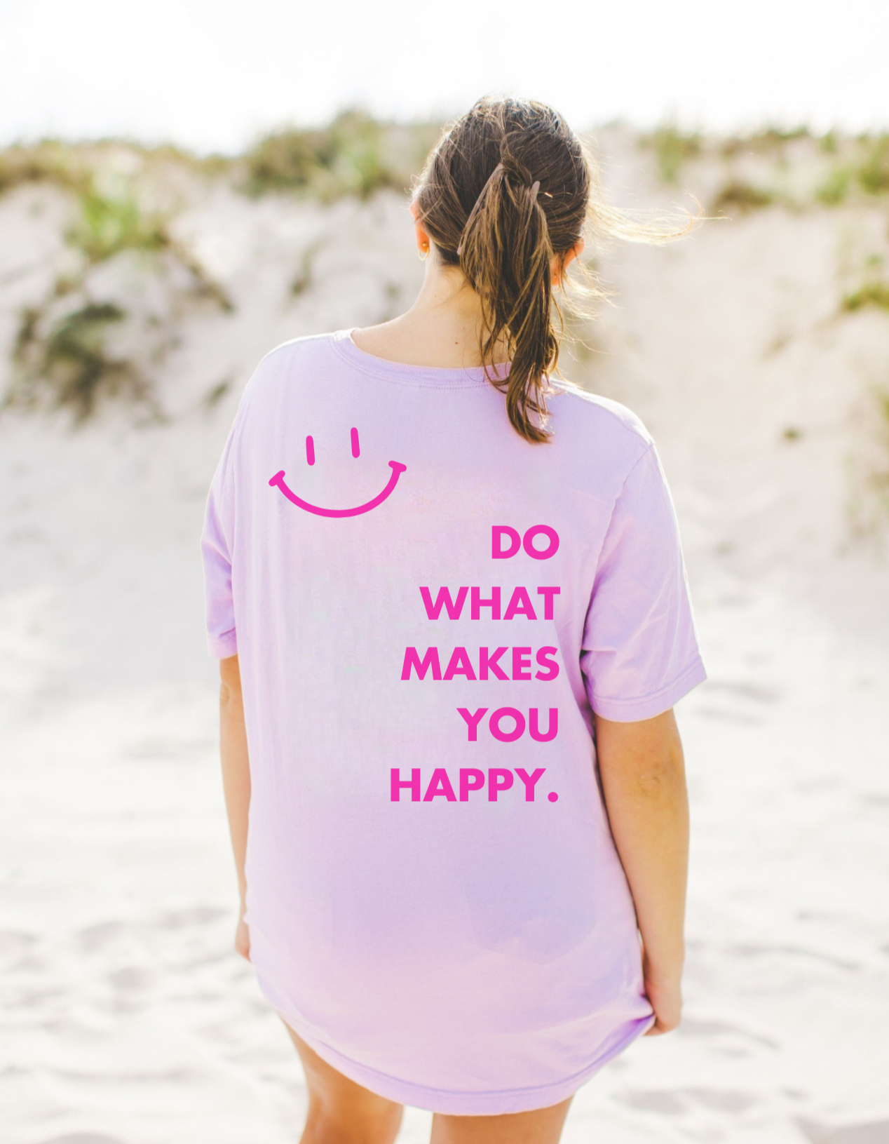 Do What Makes You Happy Smiley Face T-Shirt