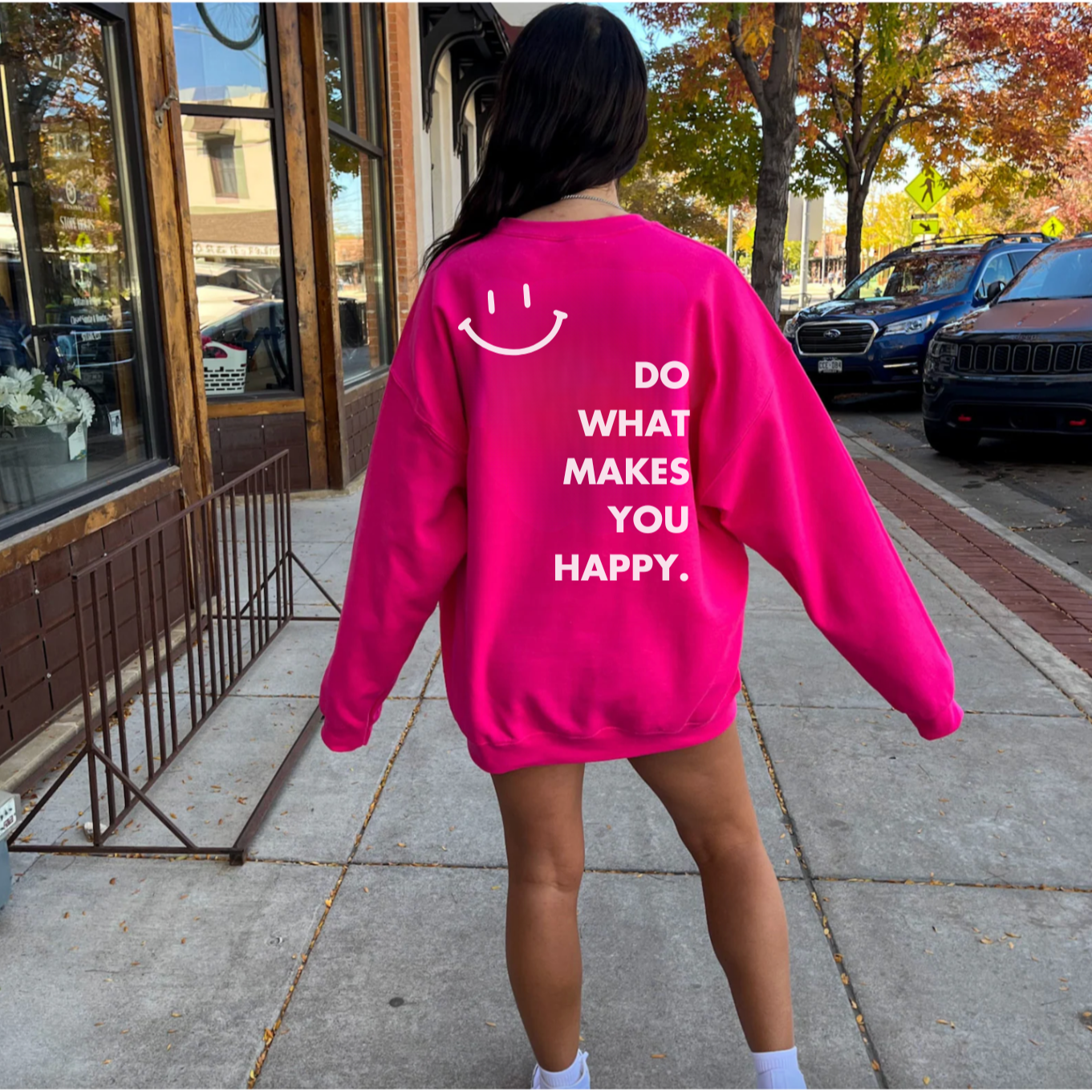 Do What Makes You Happy Crewneck