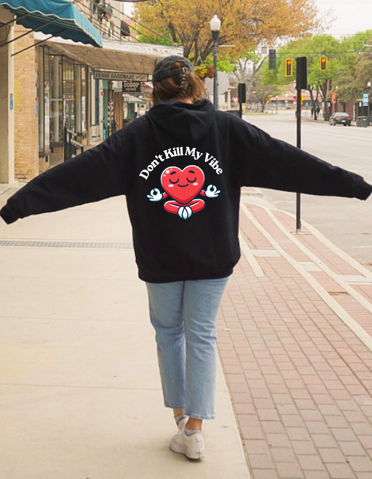 Don't Kill My Vibe Meditation Hoodie