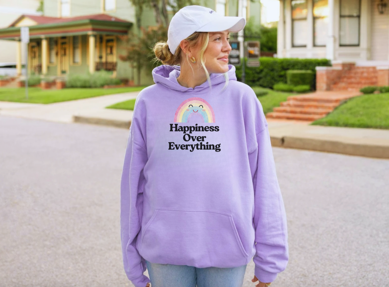 Happiness Over Everything Hoodie