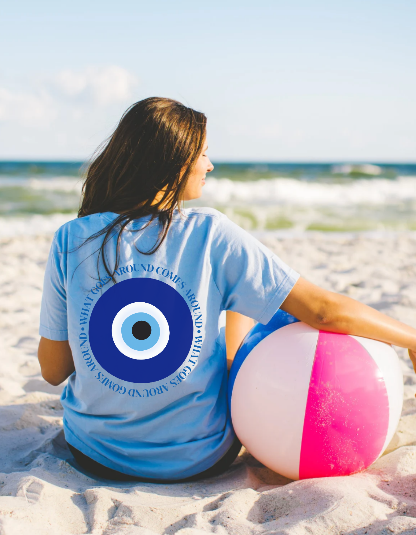 What Goes Around Evil Eye T-Shirt
