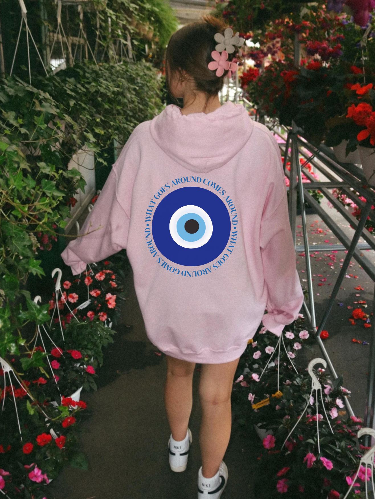 What Goes Around Evil Eye Hoodie