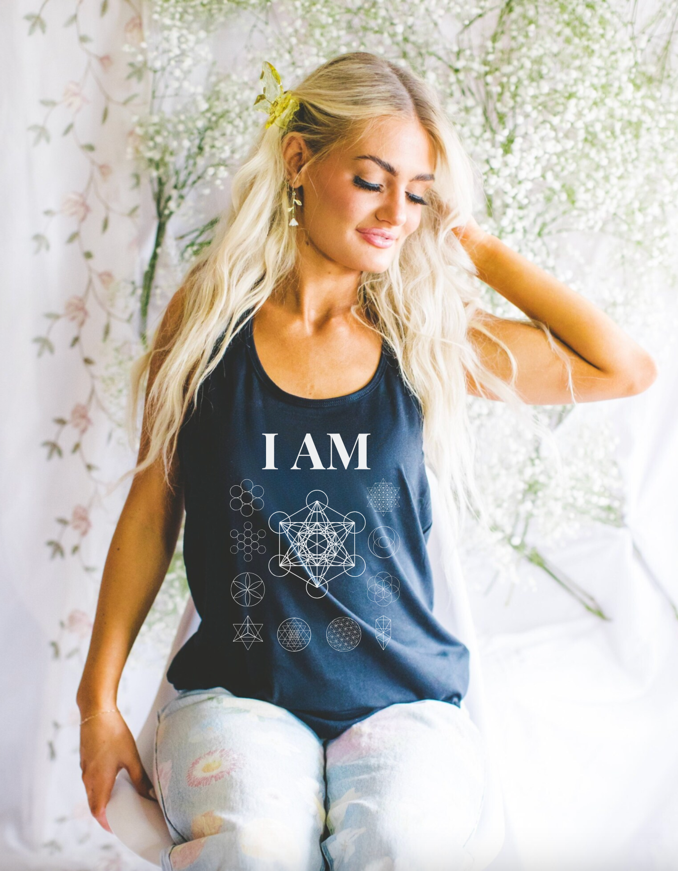 I AM Sacred Geometry Tank Top