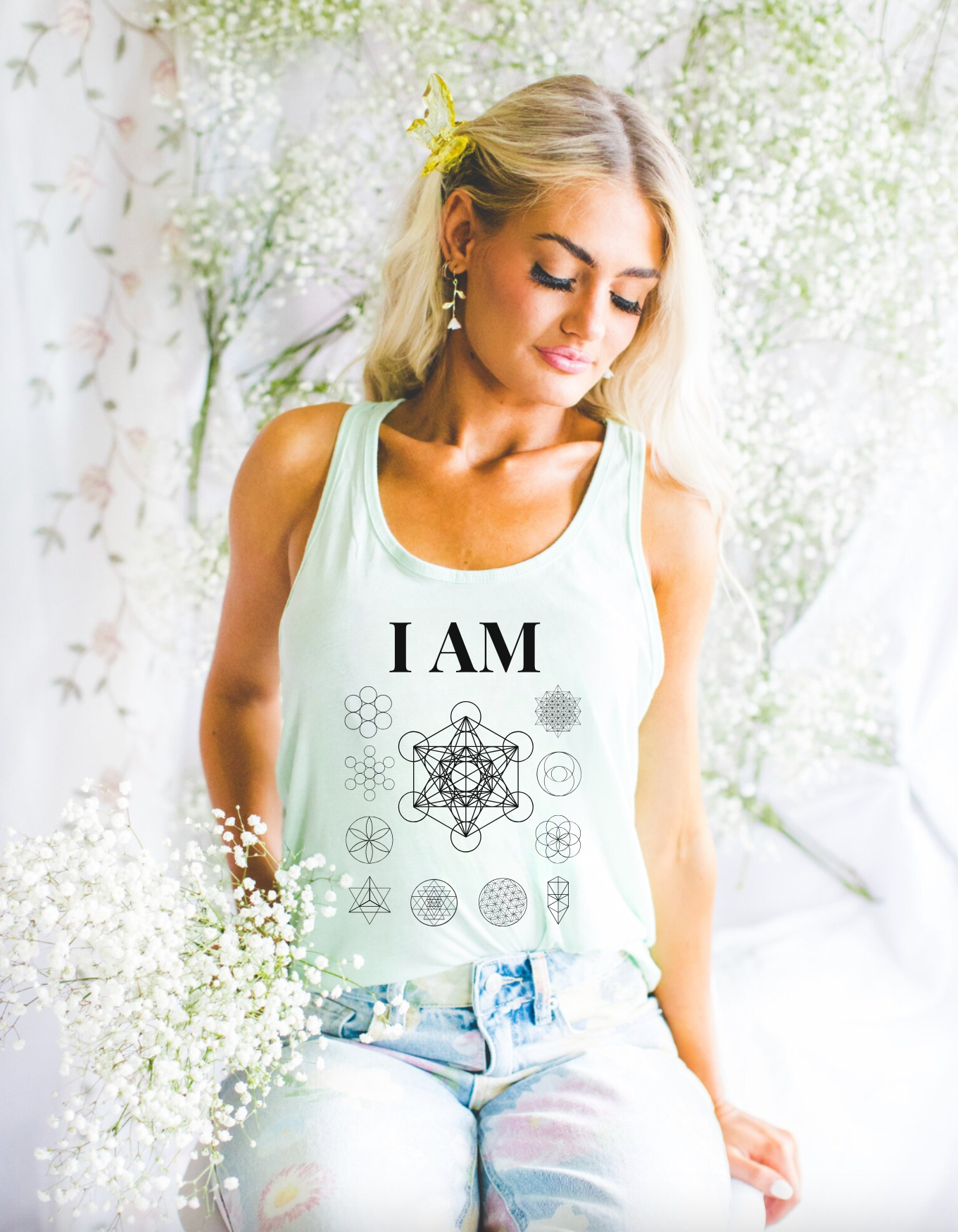I AM Sacred Geometry Tank Top