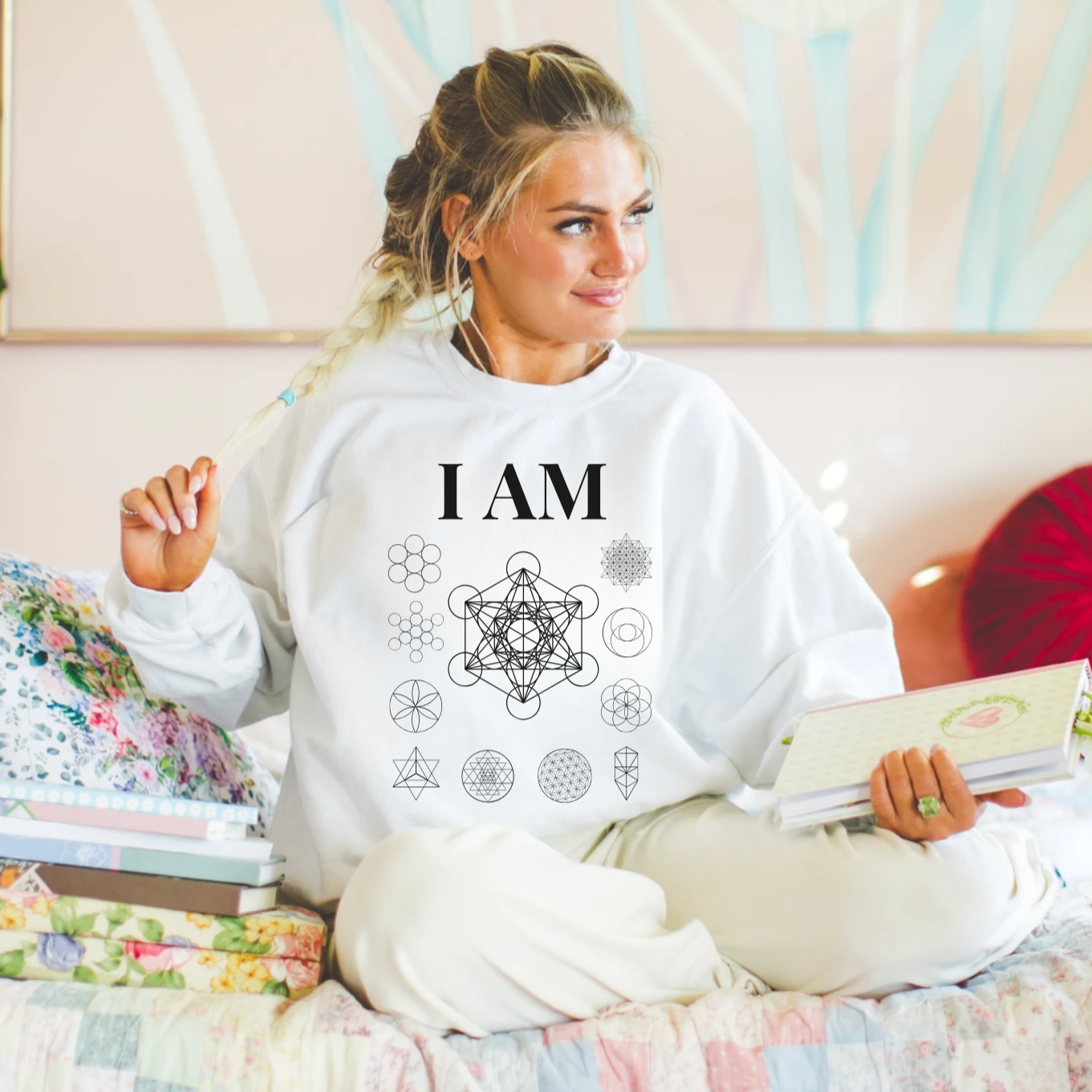 I AM Sacred Geometry Crewneck