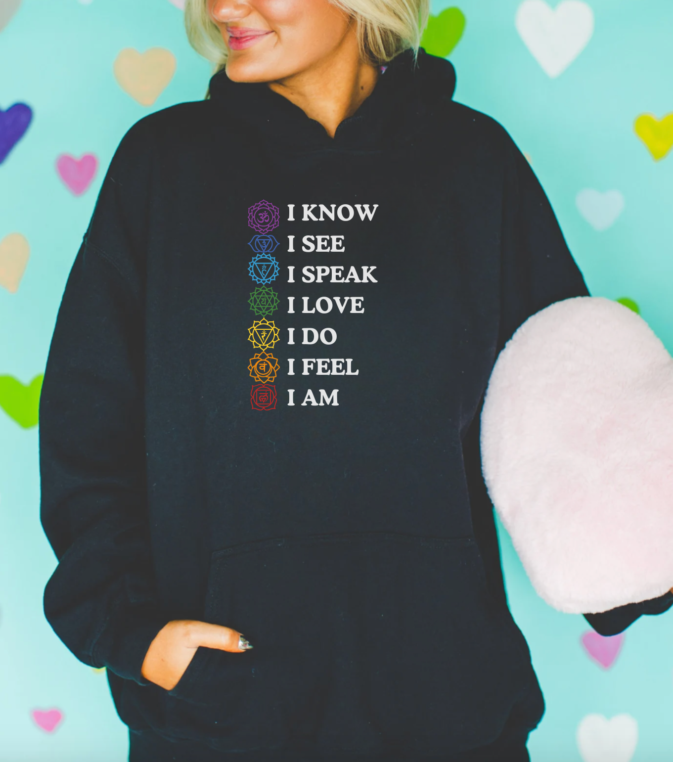 Chakra Affirmations Hoodie