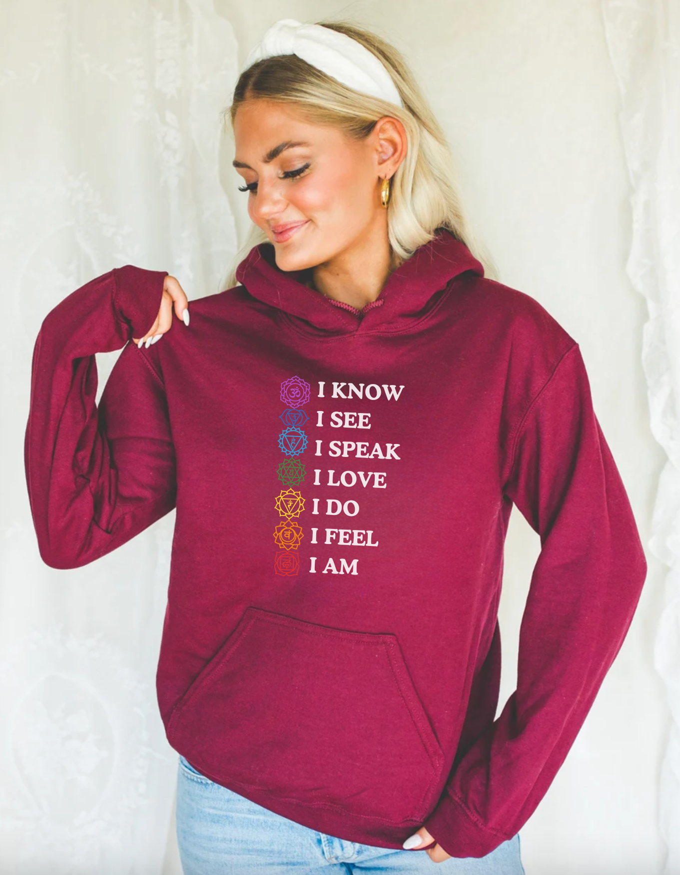 Chakra Affirmations Hoodie