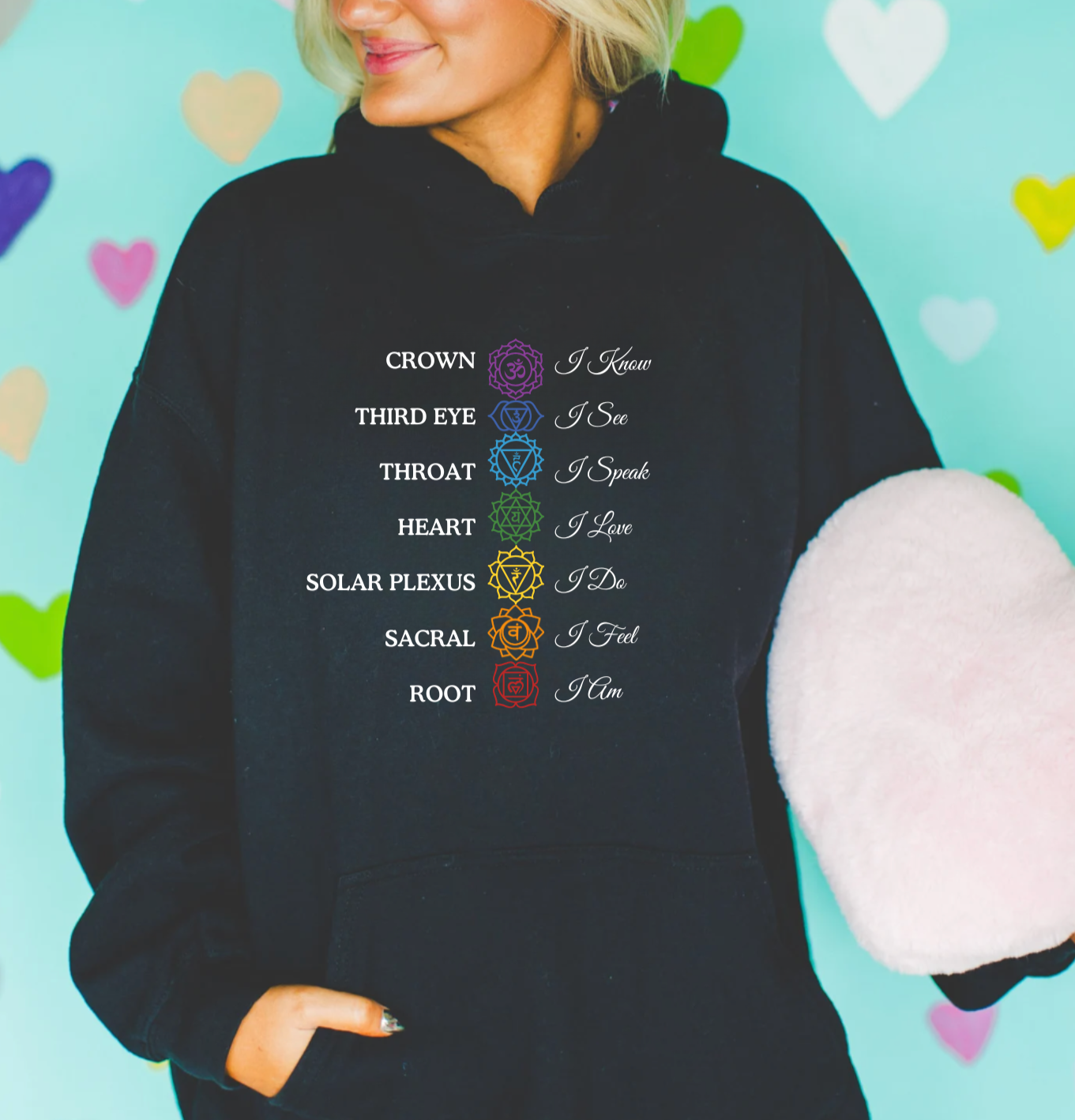 Chakra Affirmations Hoodie