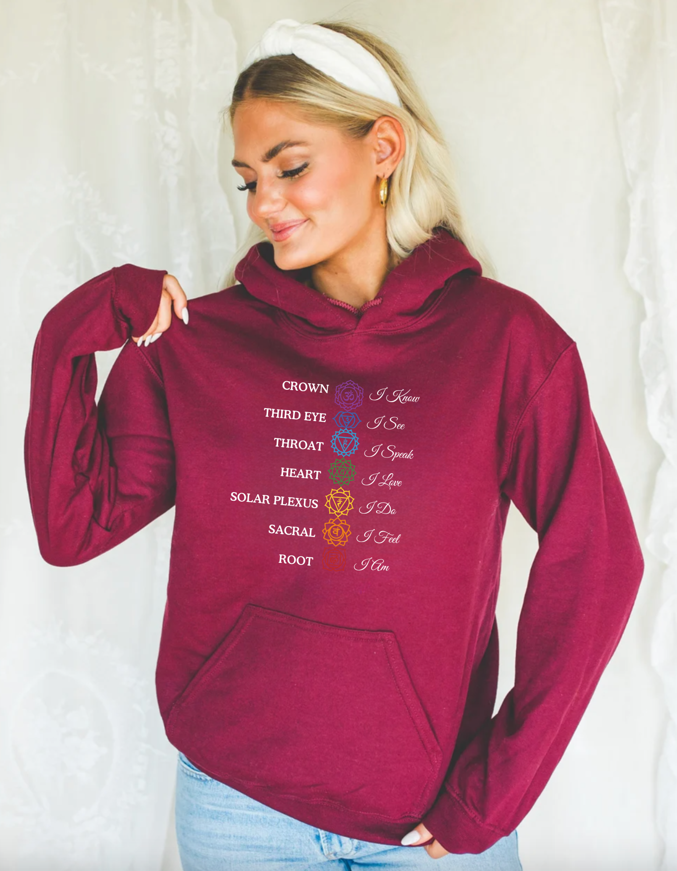 Chakra Affirmations Hoodie