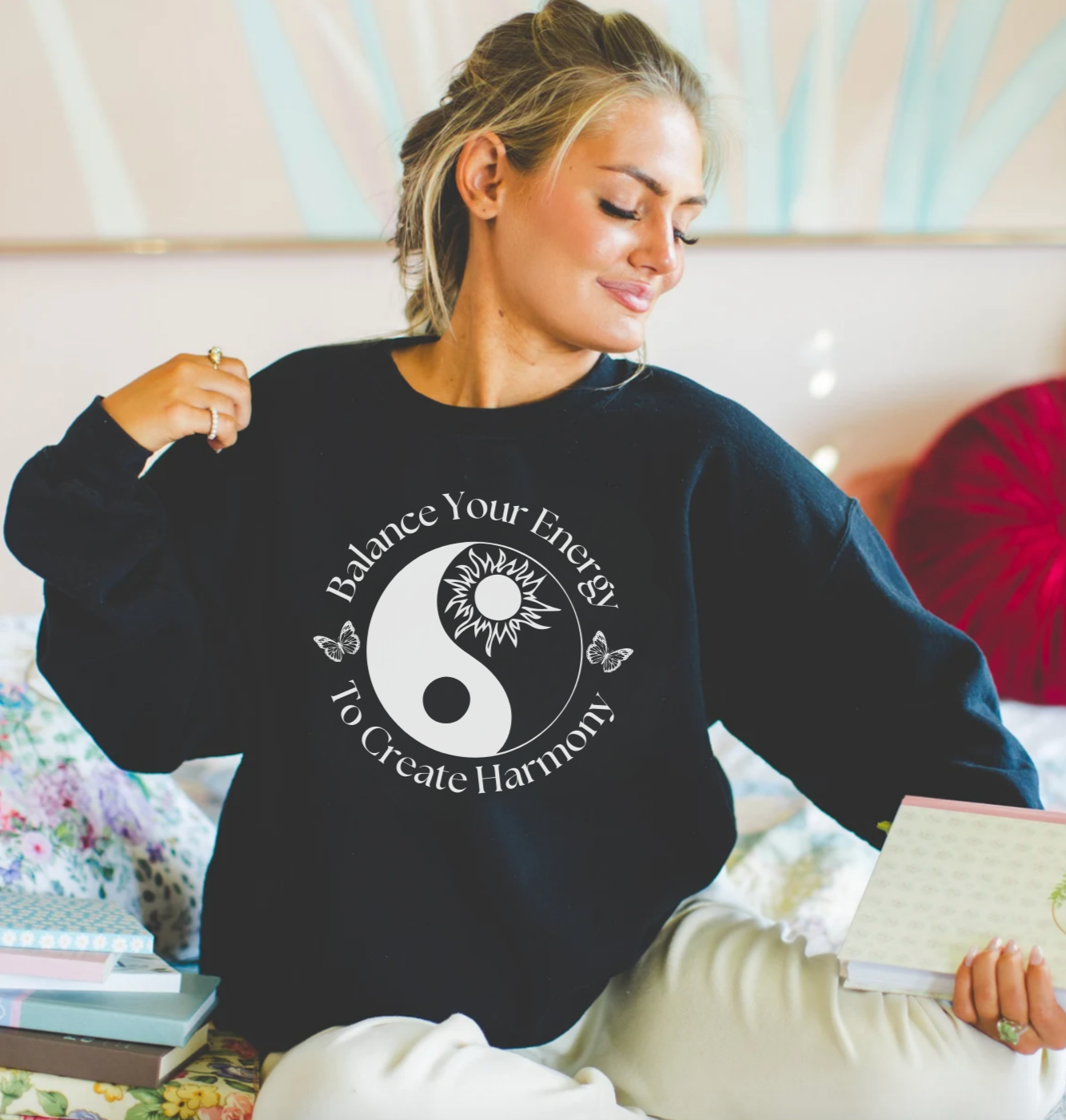 Balance Your Energy | Yin & Yang Crewneck