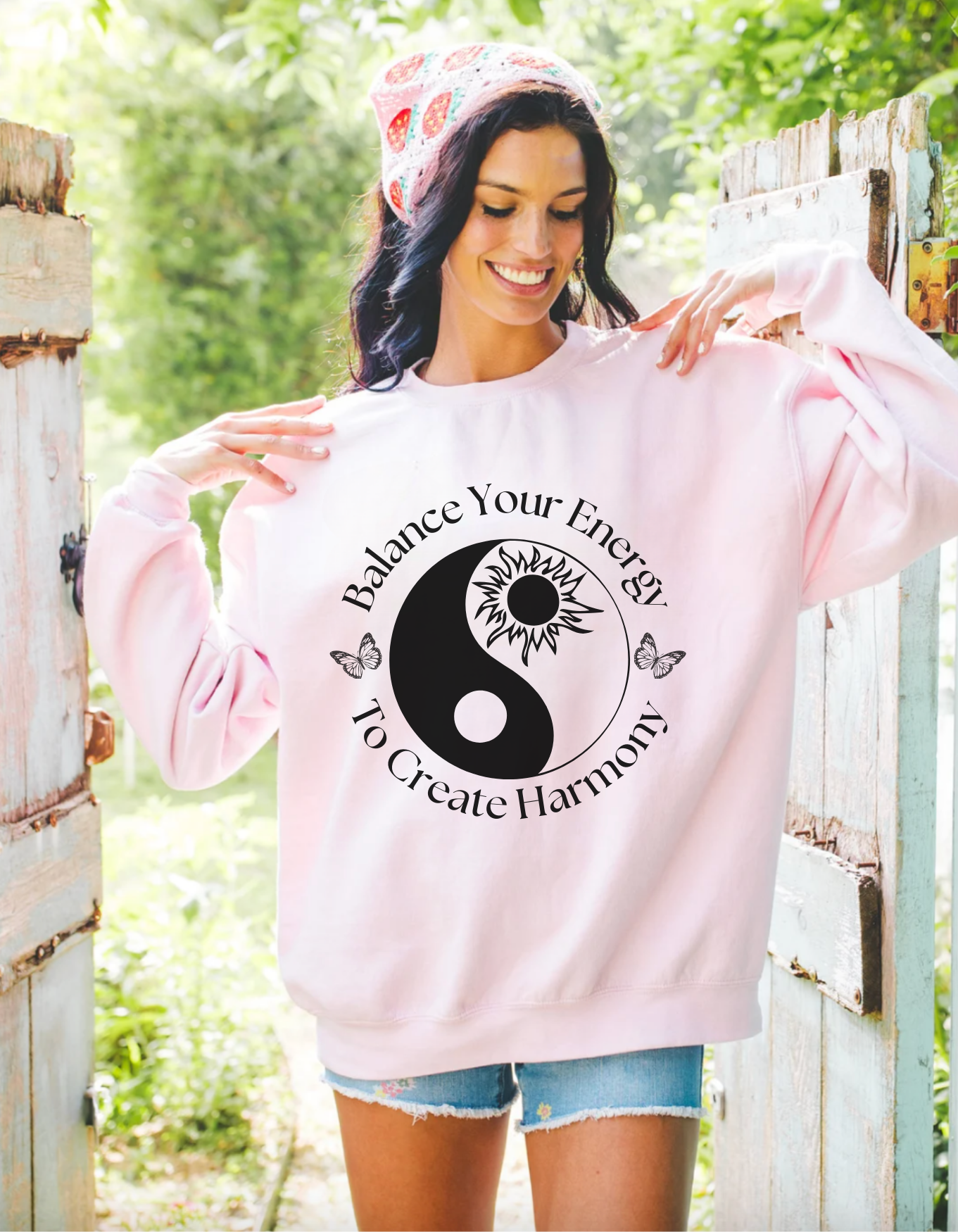 Balance Your Energy | Yin & Yang Crewneck