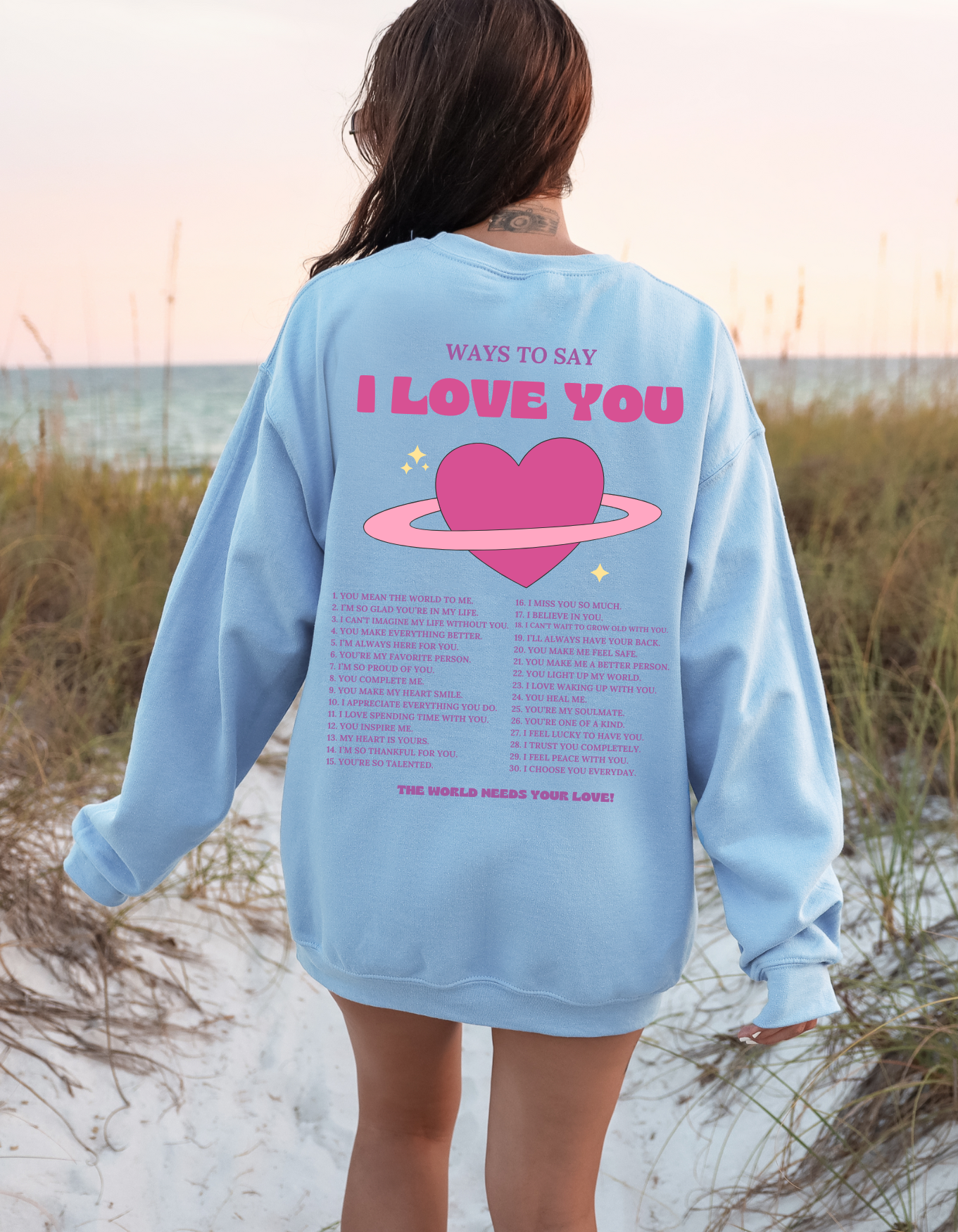 Ways to Say I Love You Crewneck