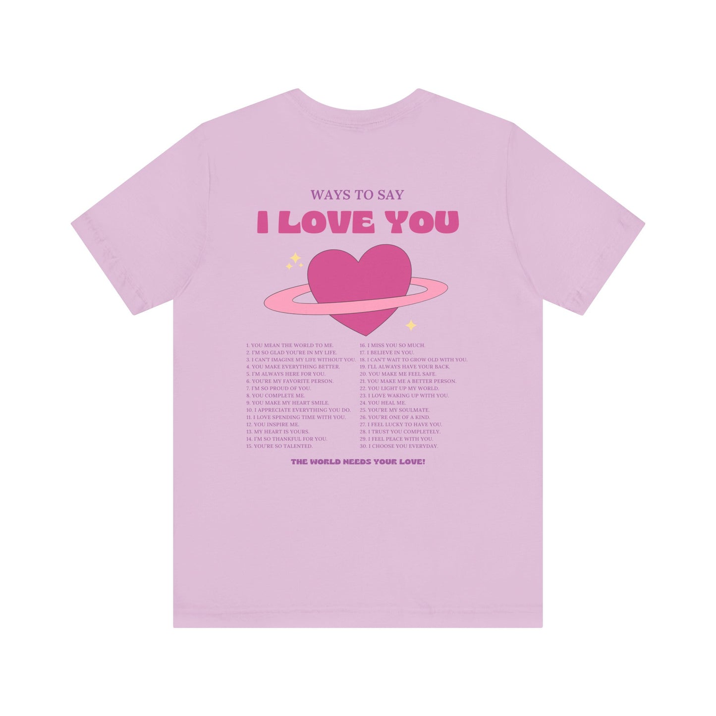 Ways to Say I Love You T-Shirt