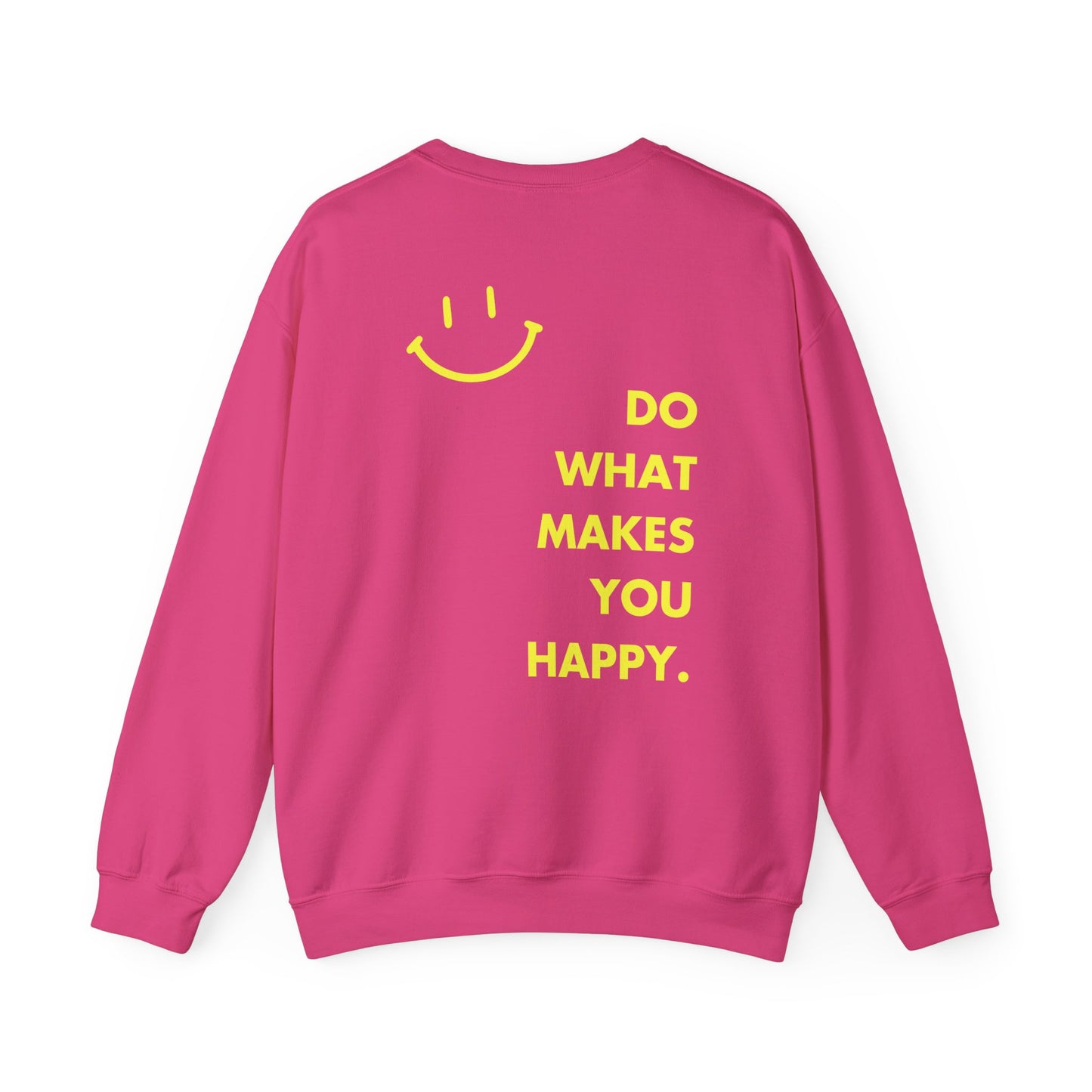 Do What Makes You Happy Smiley Face Crewneck