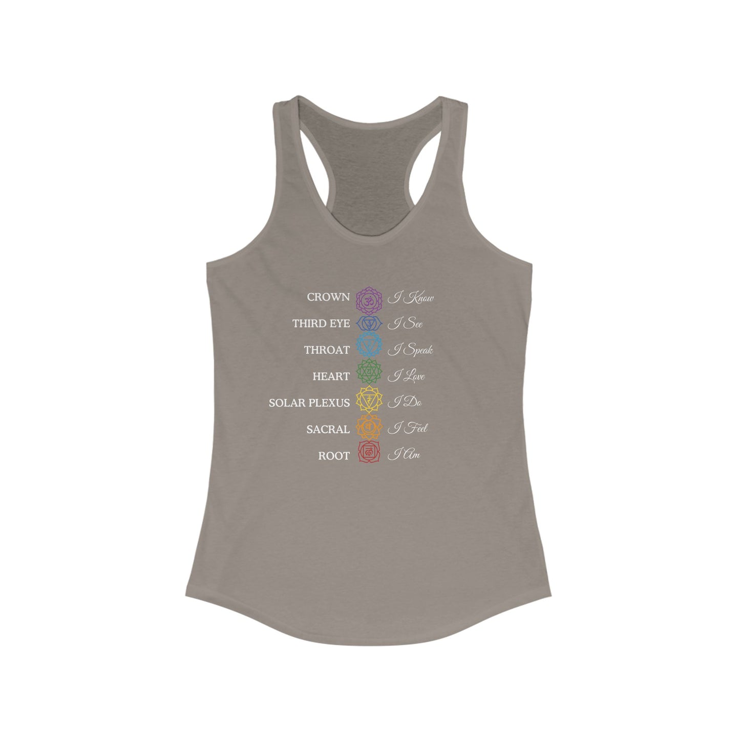 Chakra Affirmations Tank Top