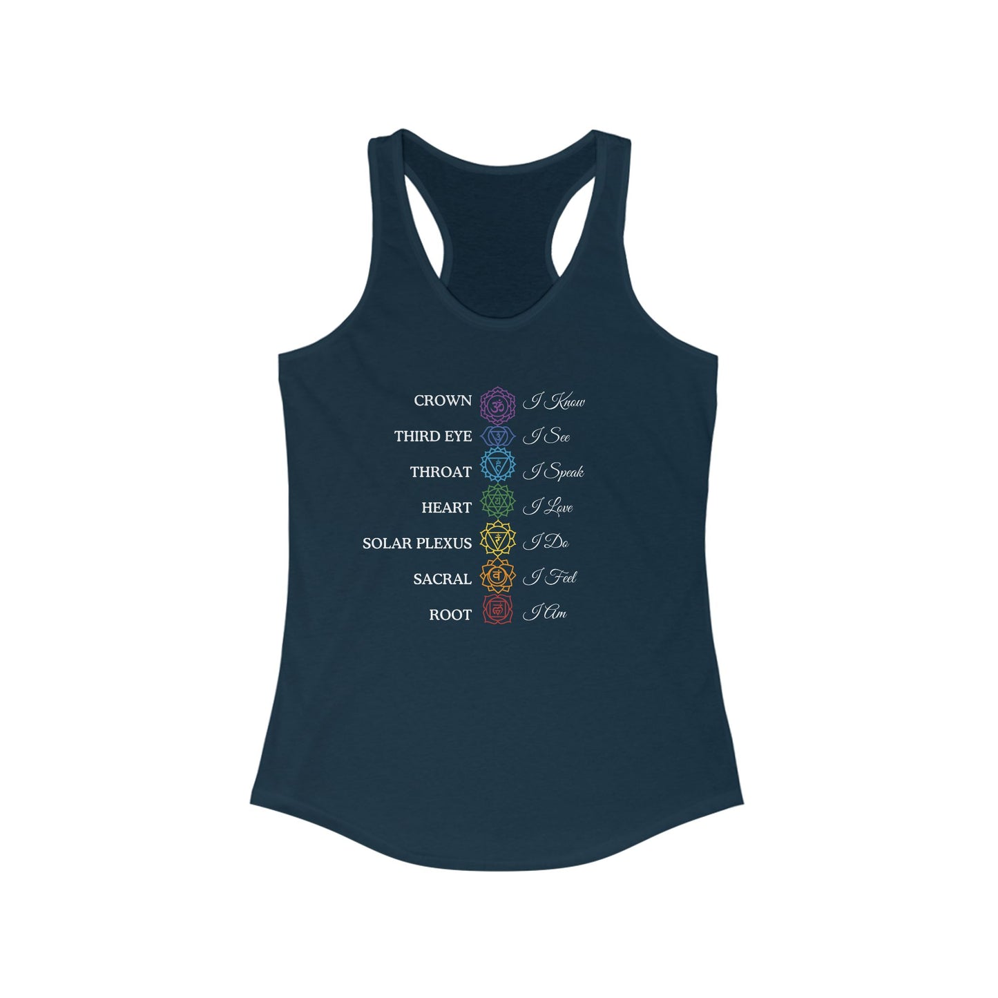Chakra Affirmations Tank Top