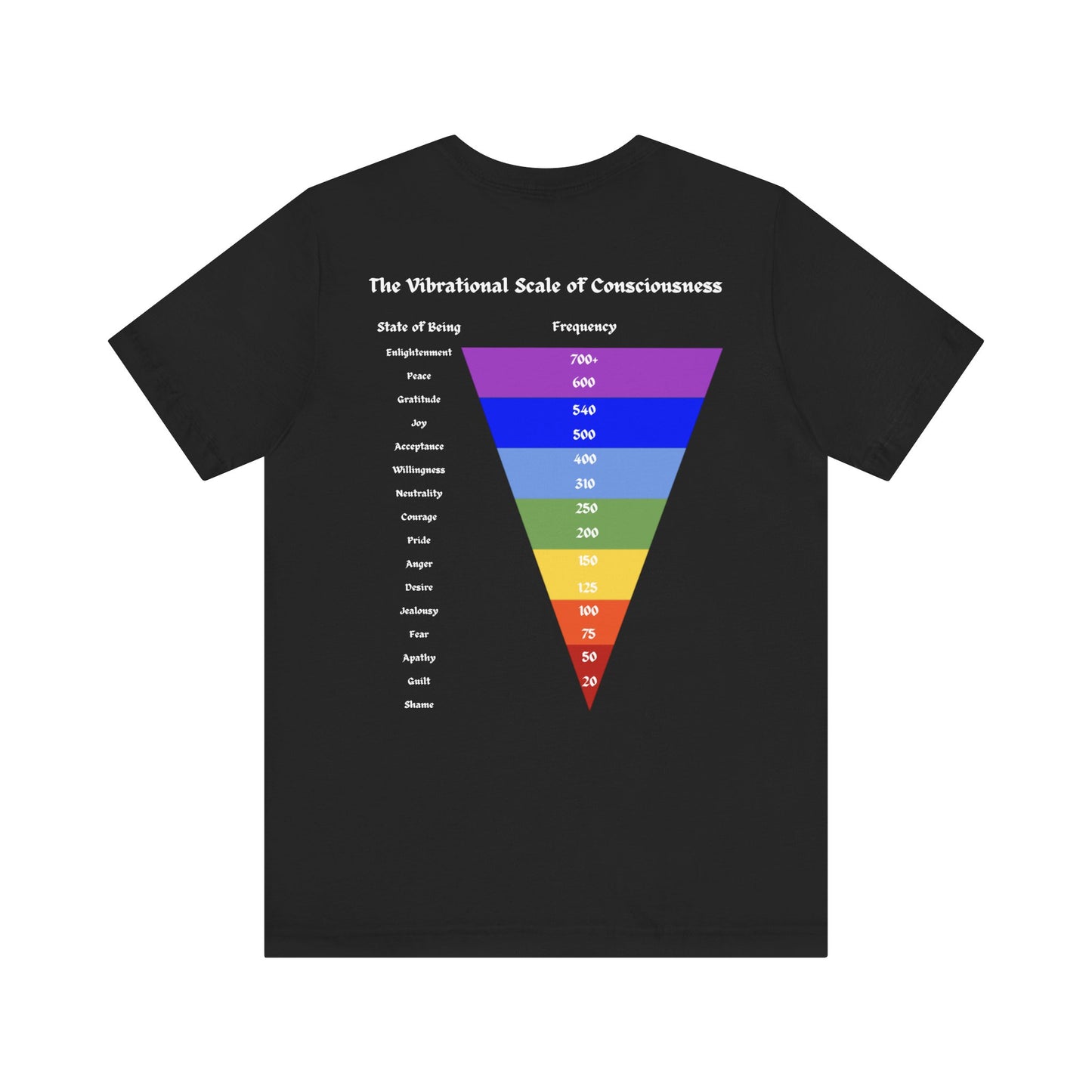 Vibrational Scale of Consciousness T-Shirt