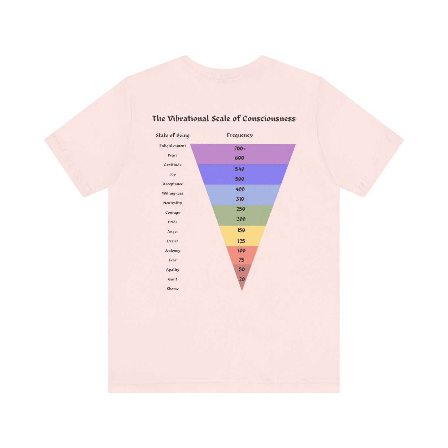 Vibrational Scale of Consciousness T-Shirt