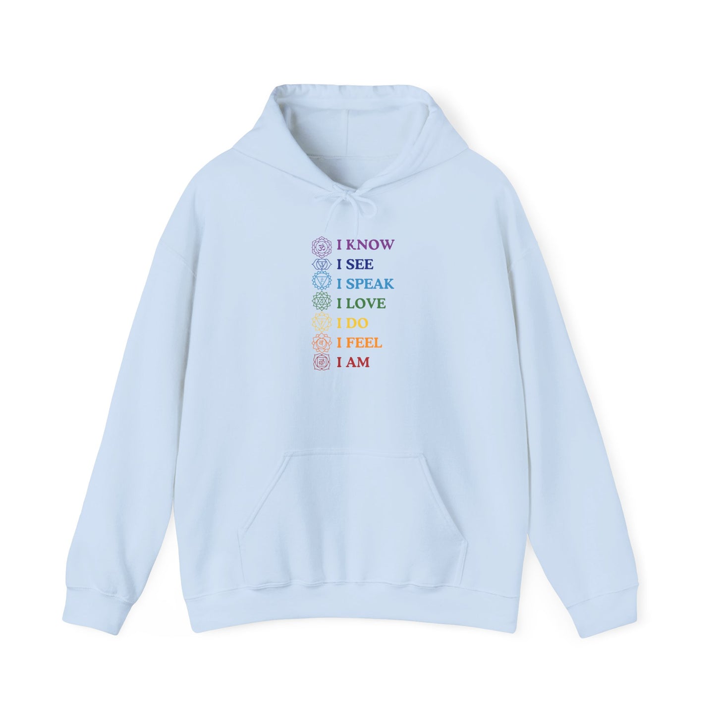 Chakra Affirmations Hoodie