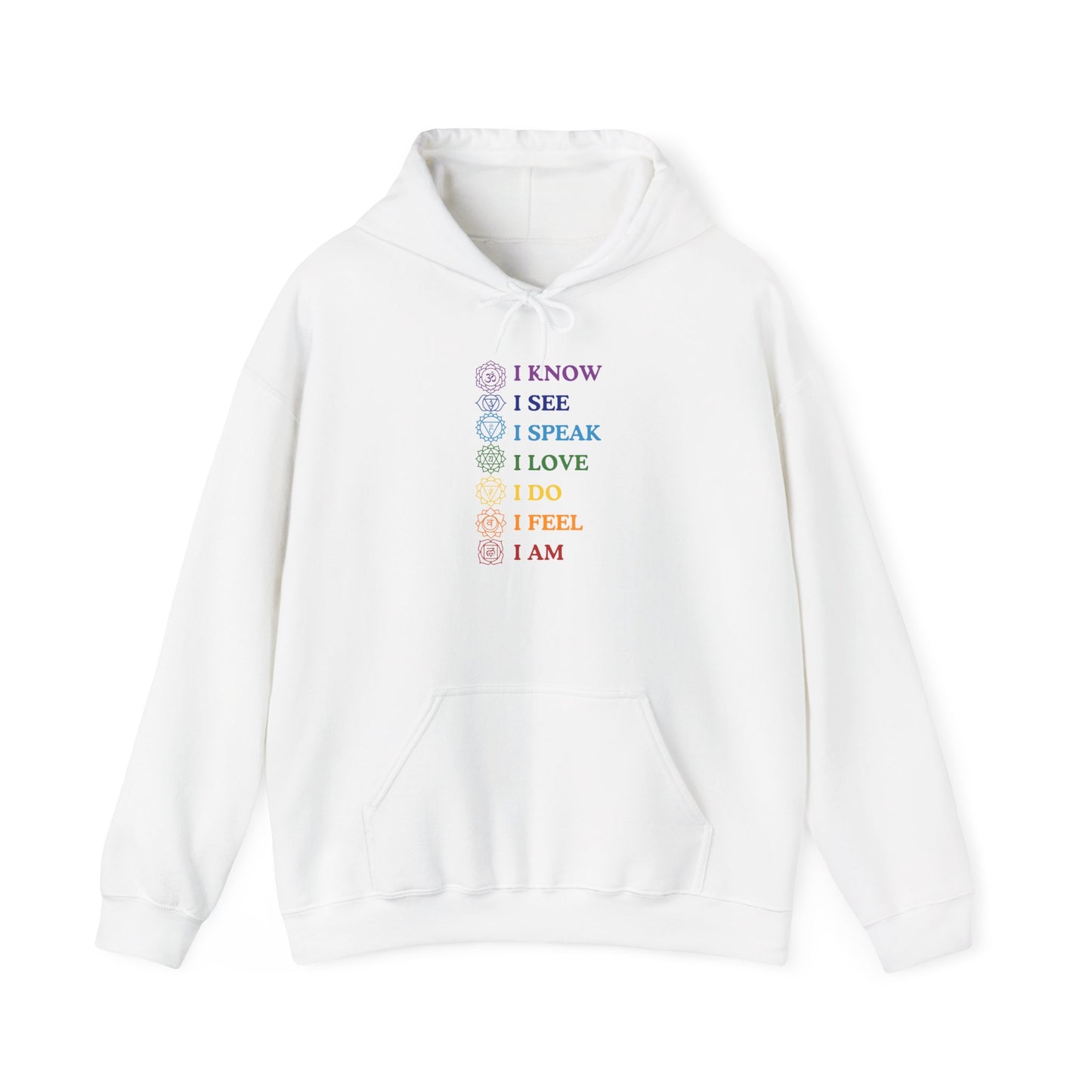 Chakra Affirmations Hoodie
