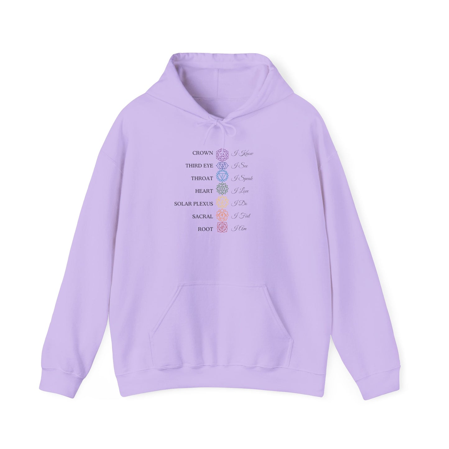 Chakra Affirmations Hoodie