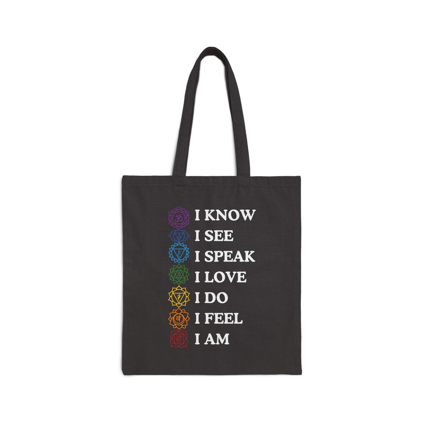 Chakra Affirmations Tote Bag