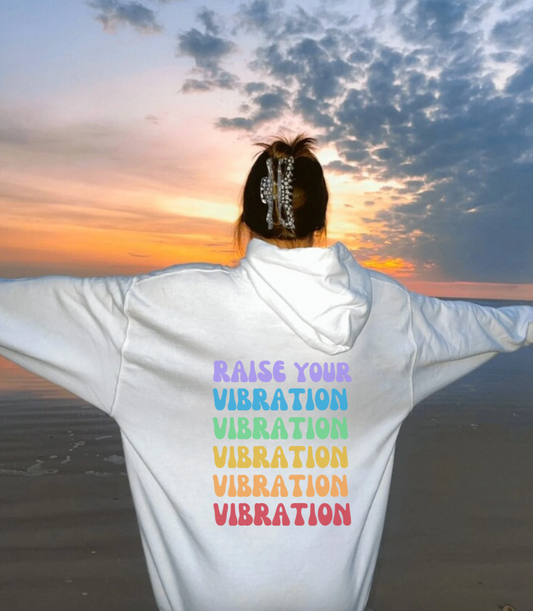 Raise Your Vibration Retro Hoodie