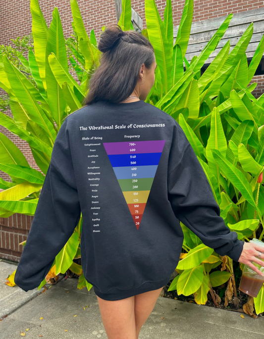 Vibrational Scale of Consciousness Crewneck