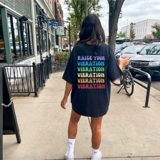 Raise Your Vibration Retro T-Shirt