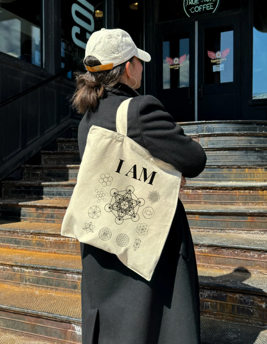 I AM Sacred Geometry Tote Bag