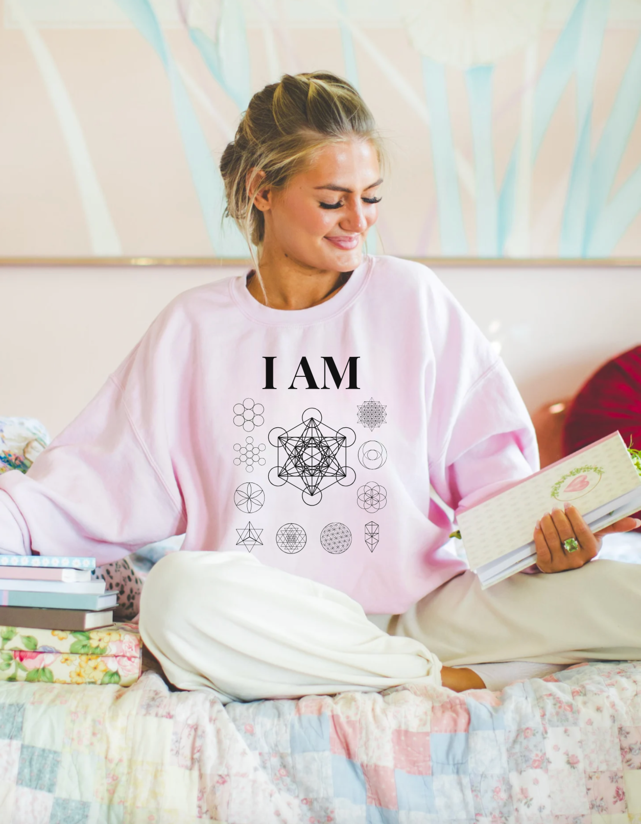 I AM Sacred Geometry Crewneck