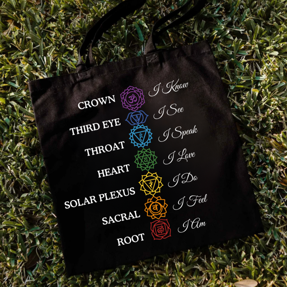 Chakra Affirmations Tote Bag