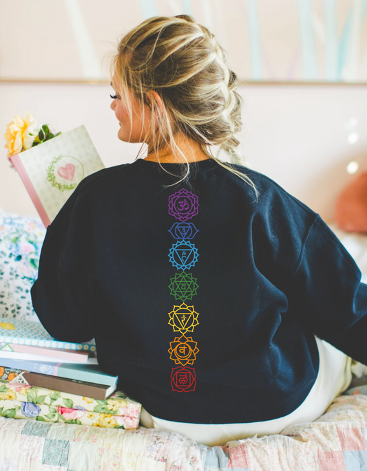 Seven Chakras Crewneck